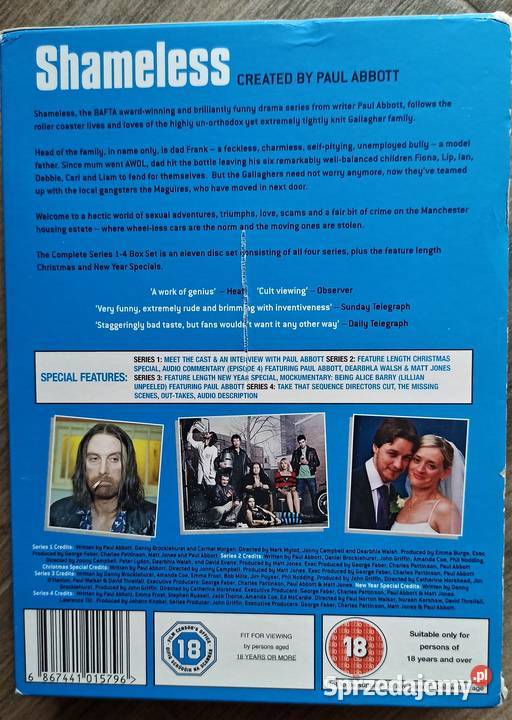 Shameless series 14 dvd Paul Abbott Kraków