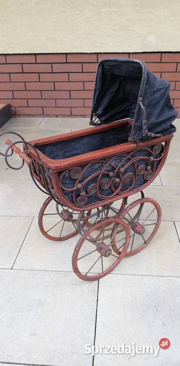 Wózek retro vintage art deco lalek ozdobny Garwolin