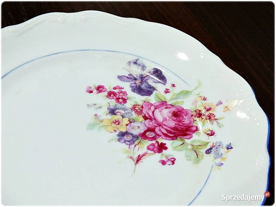 Talerz deserowy Porcelana Bogucice 19 lat 070 lubuskie Żary