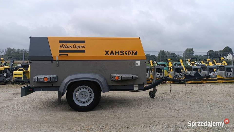 Kompresor Śrubowy ATLAS COPCO XAHS 107 15r 12 Sułów sprzedam