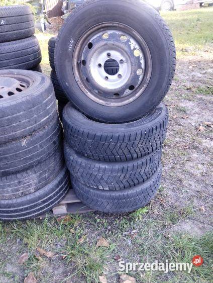 Koła Renault Master R16 z oponami wielosezon 23r mazowieckie Zbuczyn sprzedam