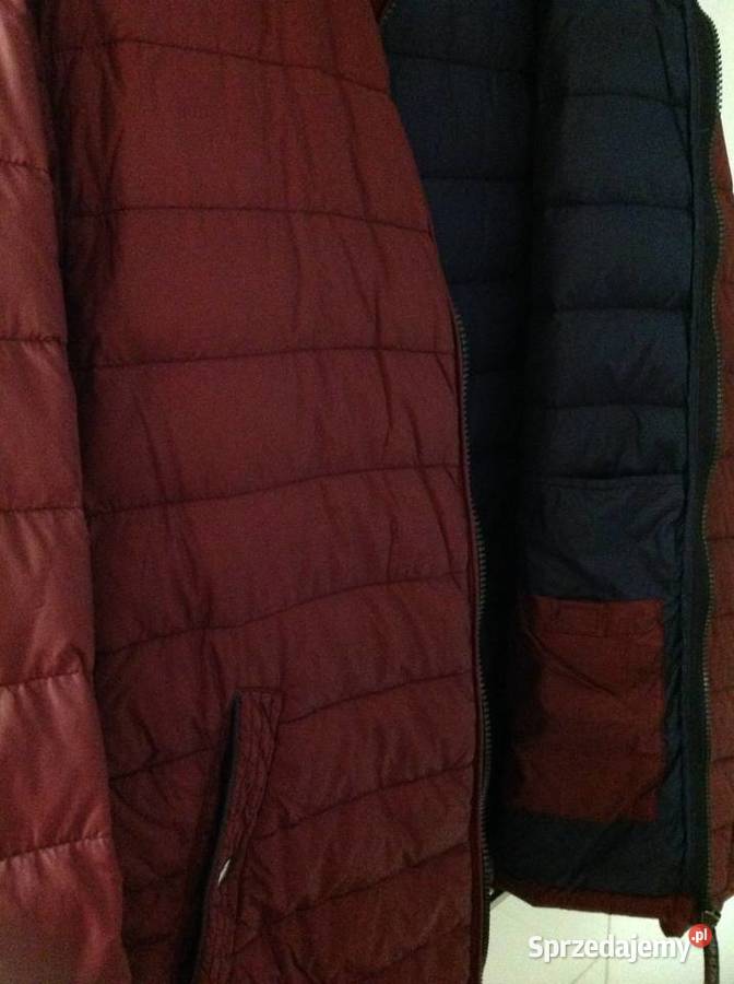Kurtka Przejściowa Puchowa Męska YORN L Bordowa
