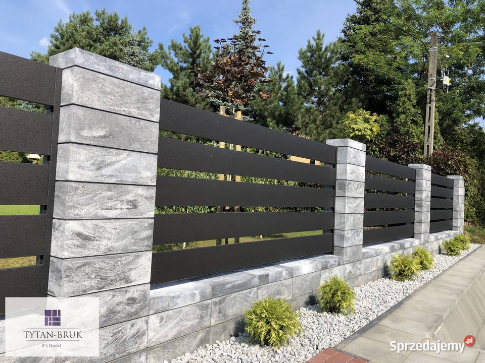 FORBET Pustak bloczek LINEAGE Tytan Ogrodzenie Suków