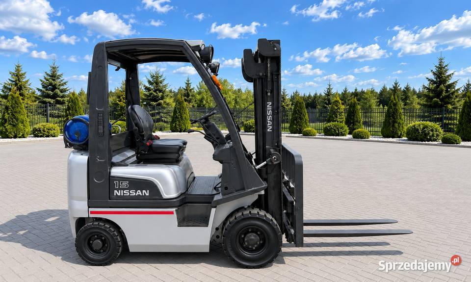 Wózek widłowy NISSAN P1D1A15LQ 1F1 2010 LPG 15T Wózki widłowe Tomaszów Mazowiecki