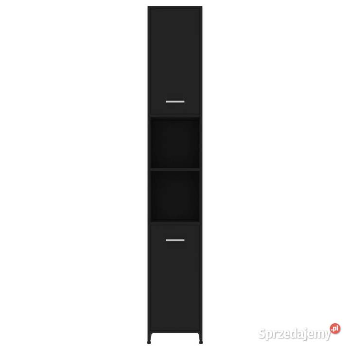 Szafka łazienkowa czarna 30x30x1835 WM802598 Warszawa