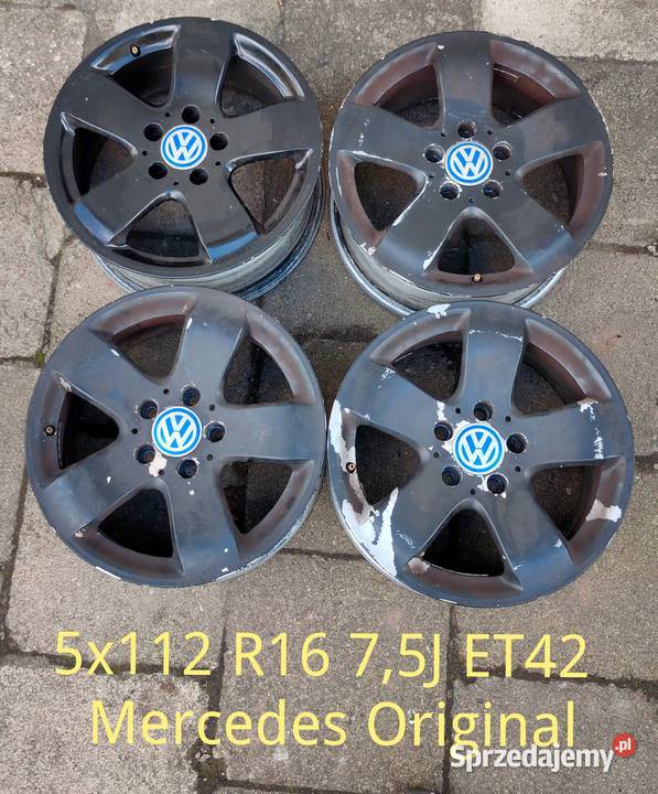 Felgi 5x112 R16 75J ET42 Mercedes Original Samochodowe Motoryzacja wielkopolskie Piła