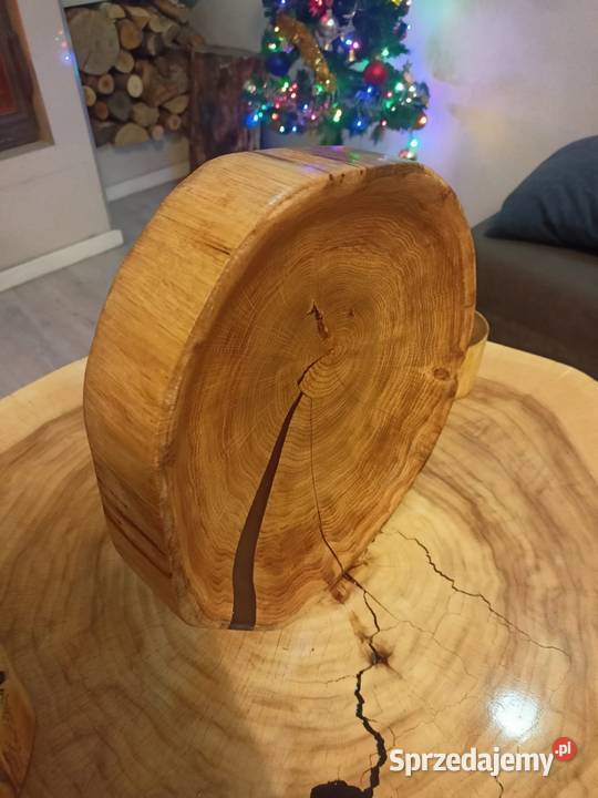 Miska dębowa loft żywica epoksydowa Łódź