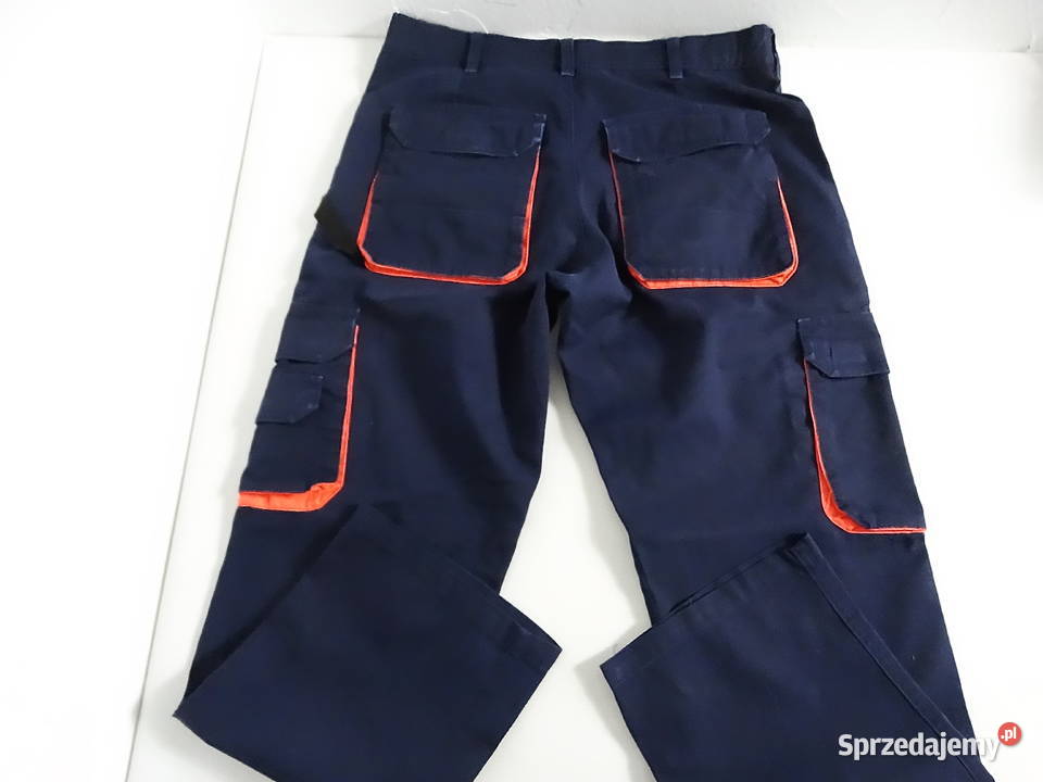 Solidne Spodnie Robocze Bojówki Granatowe z Pozostałe Biłgoraj