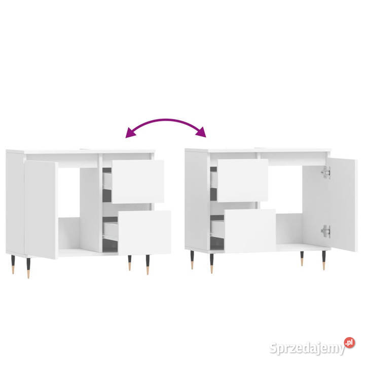 Szafka łazienkowa biała 65x33x60 materiał Warszawa sprzedam