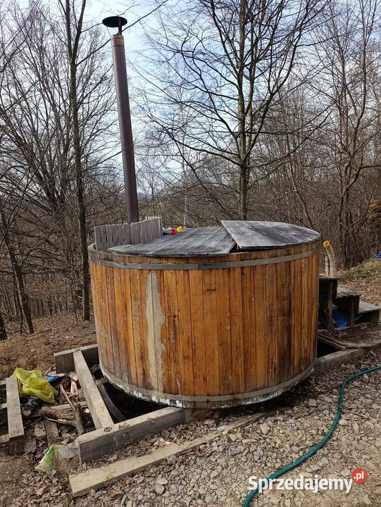 Ruska balia ogrodowa gorąca beczka z piecem 200 Balie Gorlice