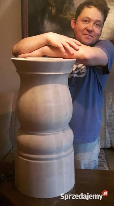 Noga toczona z drewna nogi toczone duża średnica Mława