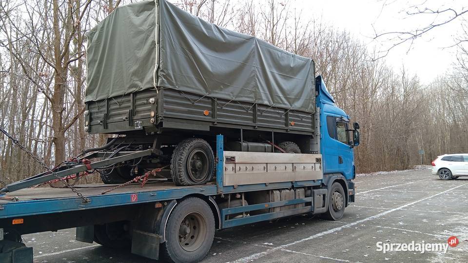 Przyczepa D633 6 TON z zapasów wojskowych Burtowe i plandeki kujawsko-pomorskie Aleksandrów Kujawski