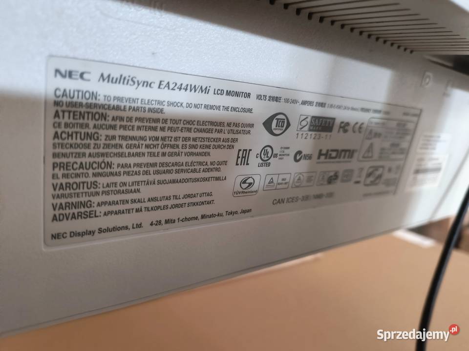 Monitor NEC MultiSync EA24WMi 24" Poznań