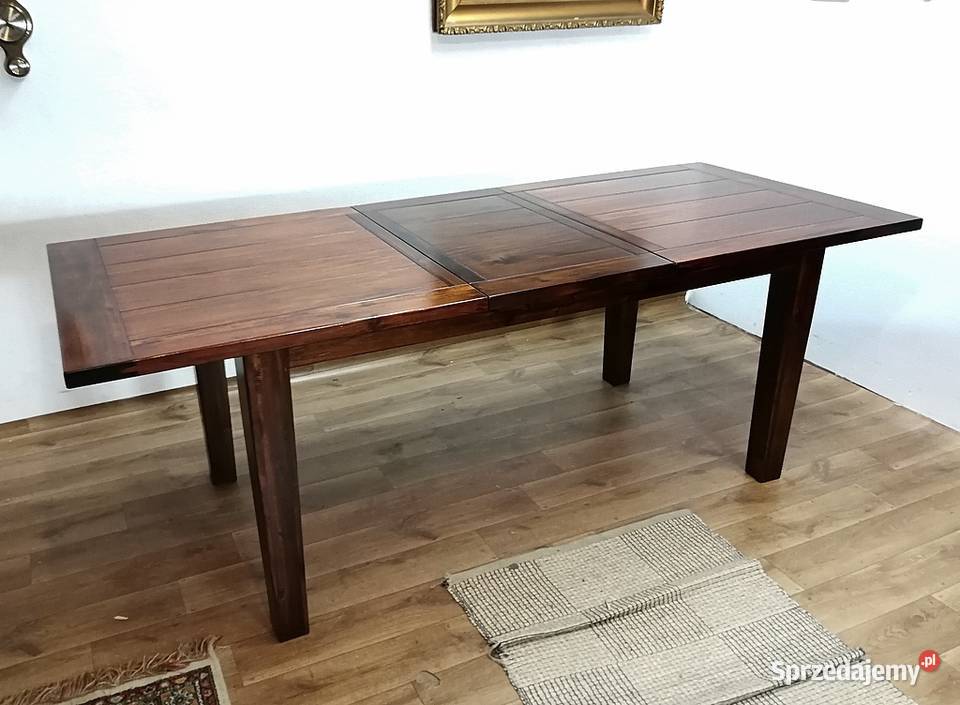 Rozkładany duży stół meble kolonialne lite Meble Świdnica