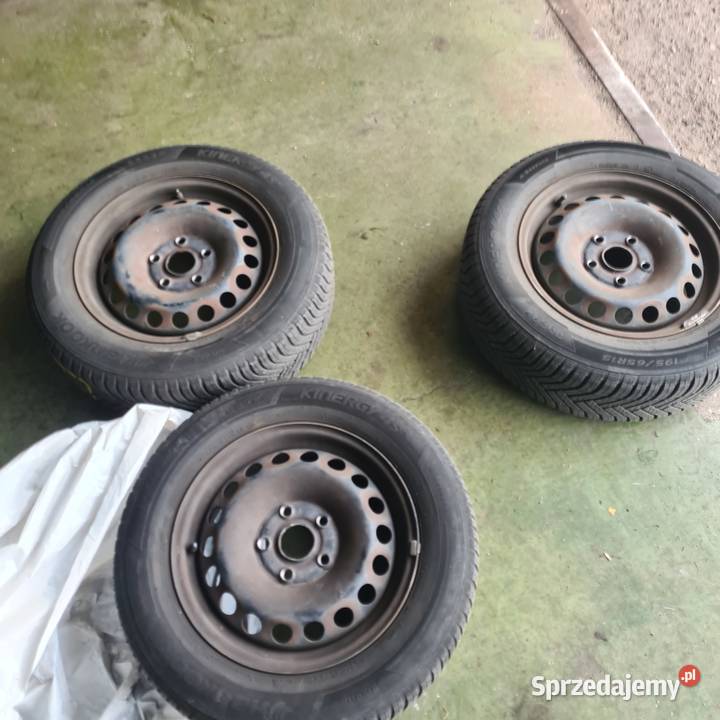 Dyski z oponami vw golf v 15 5x112 Samochodowe Wrocław sprzedam