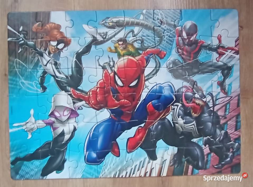 Puzzle SpiderMan 4x 48 Ruda Śląska sprzedam