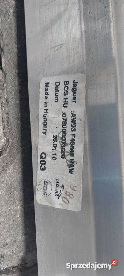 Osłona przeciwsłoneczna tylnej szyby JAGUAR XJ Szczecin