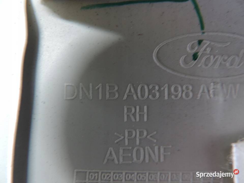 OSŁONA SŁUPKA PRZEDNIEGO PRAWA PLASTIK FORD