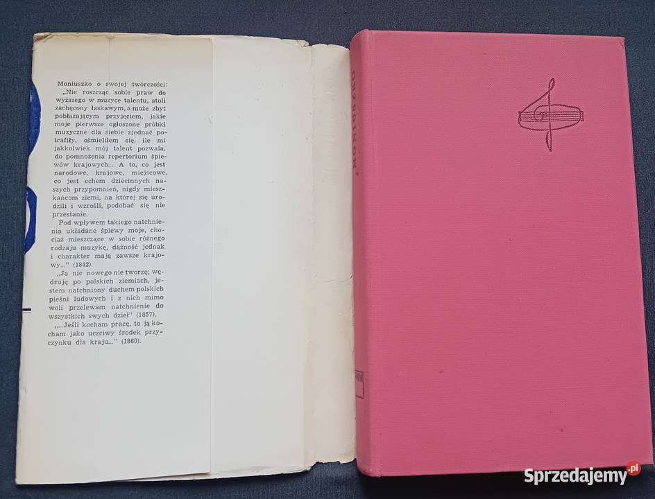 Witold Rudziński Moniuszko PWM 1987 r Wydanie V wielkopolskie Koźminek