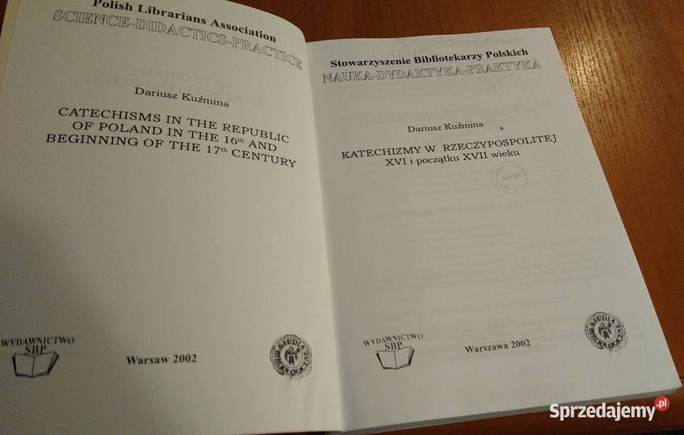 Katechizmy w Rzeczypospolitej XVI i początku