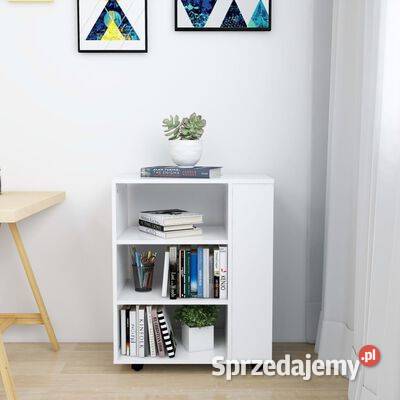 Szafka na kółkach biała 60x35x75 materiał Warszawa
