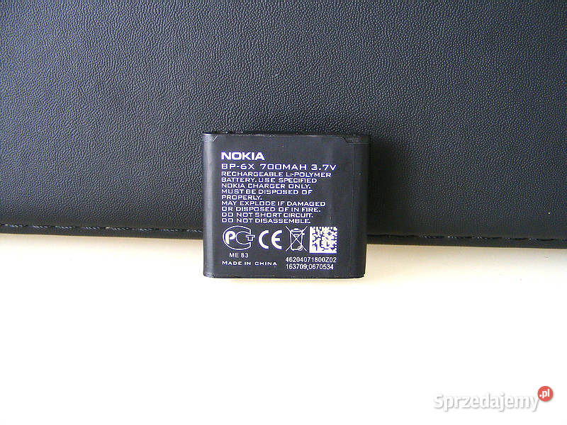 Nowa oryginalna bateria BP6X Nokia 8800 Sirocco Aleksandrów Łódzki