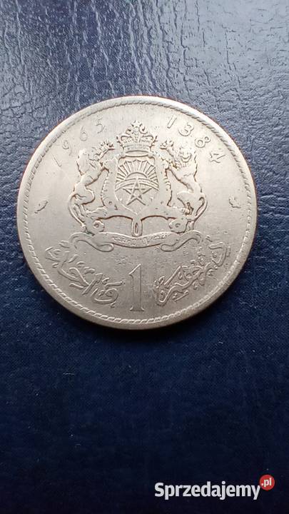 Stare monety 1 dirham 1965 Maroko Lesko