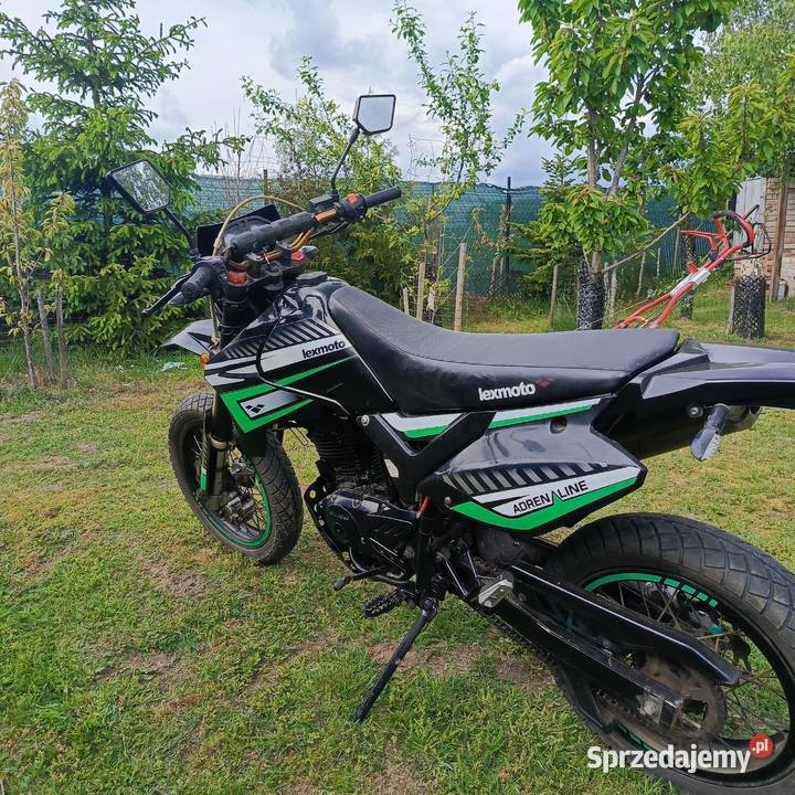 Supermoto cross lexmoto 125 nieuszkodzony Łomża