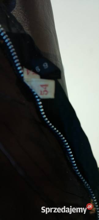 Płaszcz skórzany bez podpinki duży Jarosław