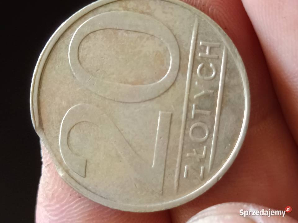 Sprzedam 20 zloty 1986 odkroj blachy Chełm