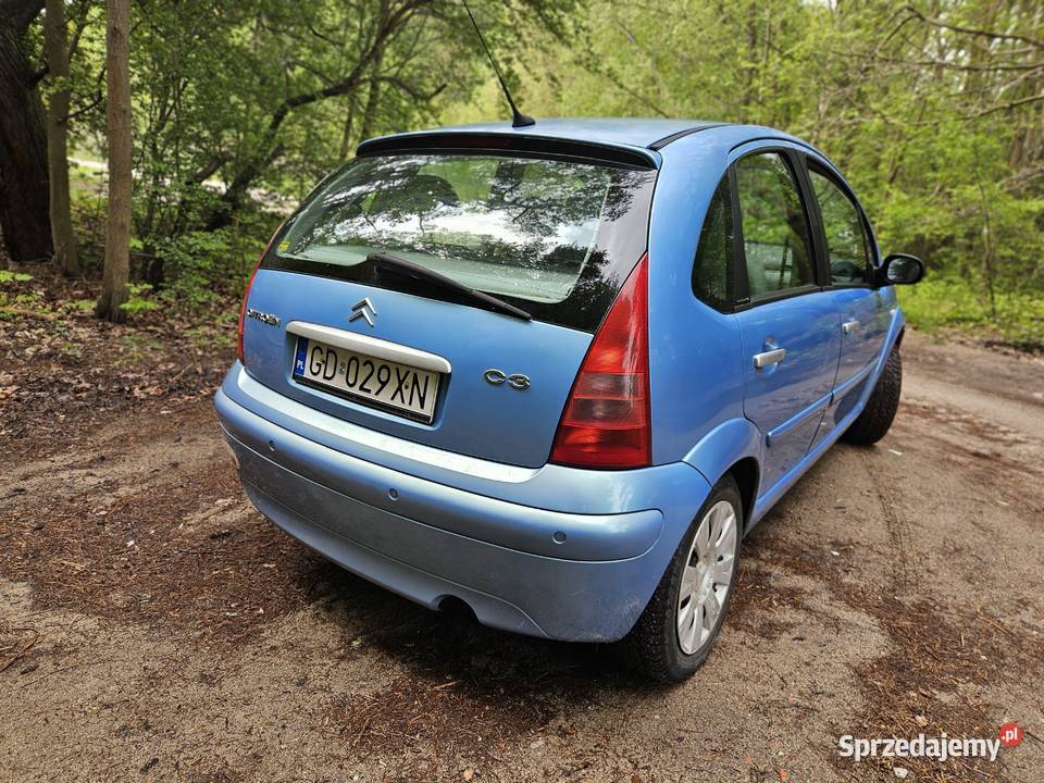 Citroen C3 16 Exclusive 2 komplety opon Rok produkcji 2002 Gdańsk