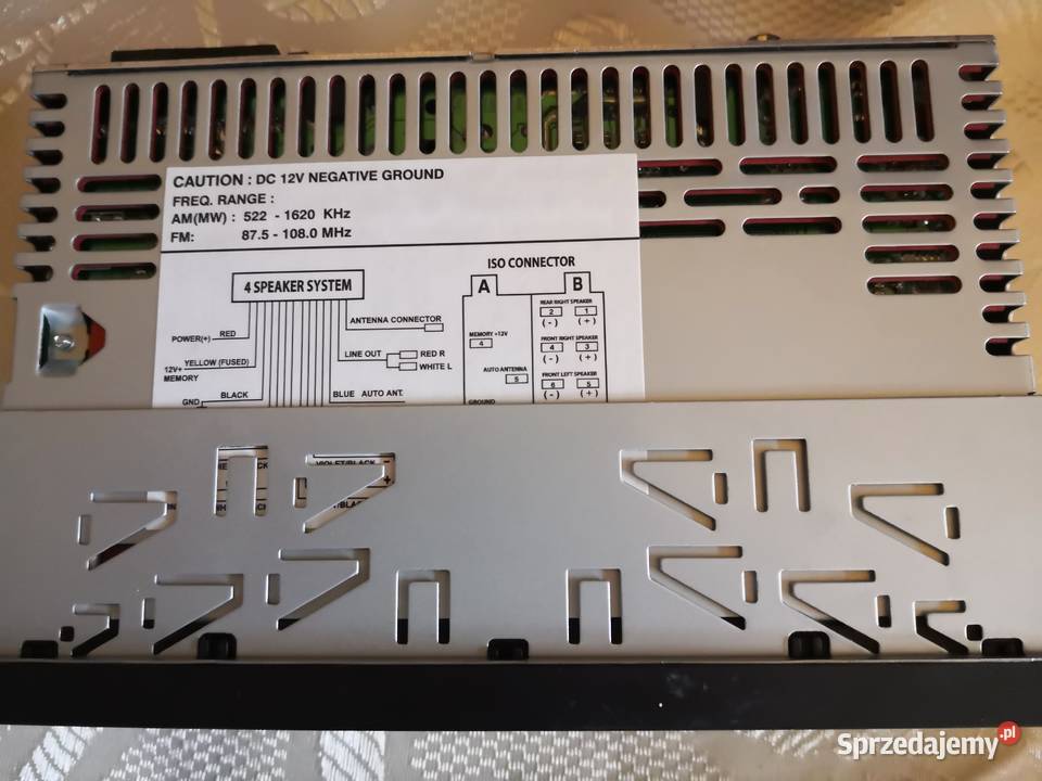 Watson odtwarzacz samochodowy stereo mp3 Łódź