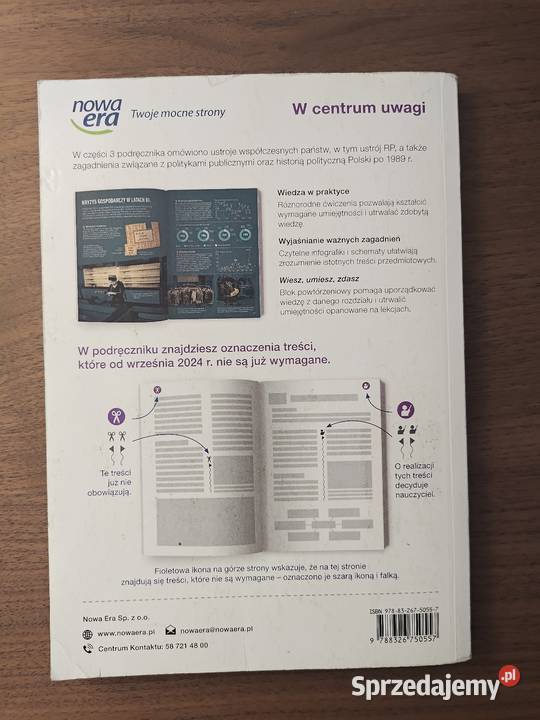 Podręcznik WOS W centrum 3 Sławków sprzedam