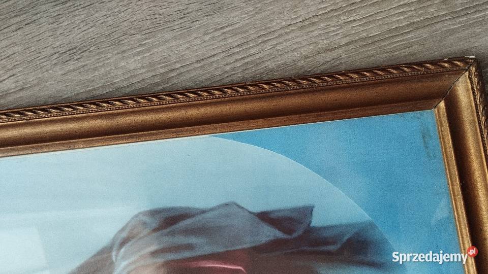 obraz najświętsze serce jezusa stary Poznań sprzedam