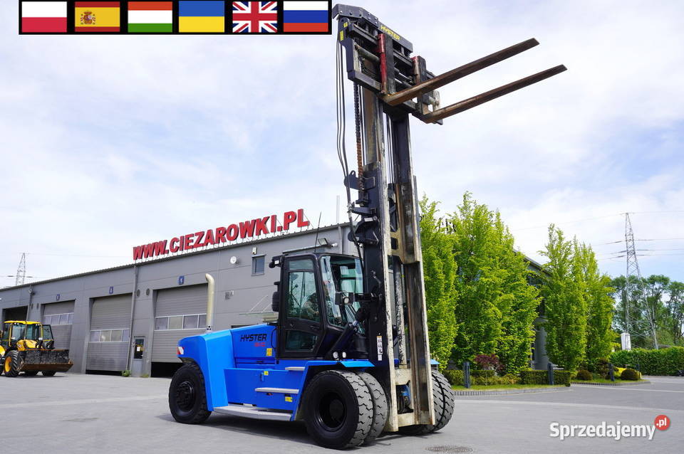 Wózek widłowy HYSTER H16 XM12 udźwig 16 t Zasięg małopolskie Kraków