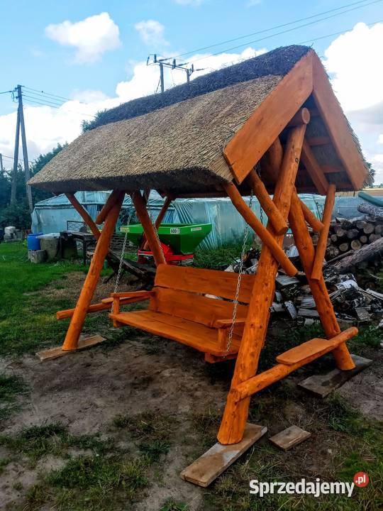 Hustawka pod strzecha trzcina inny kolor Kleczew