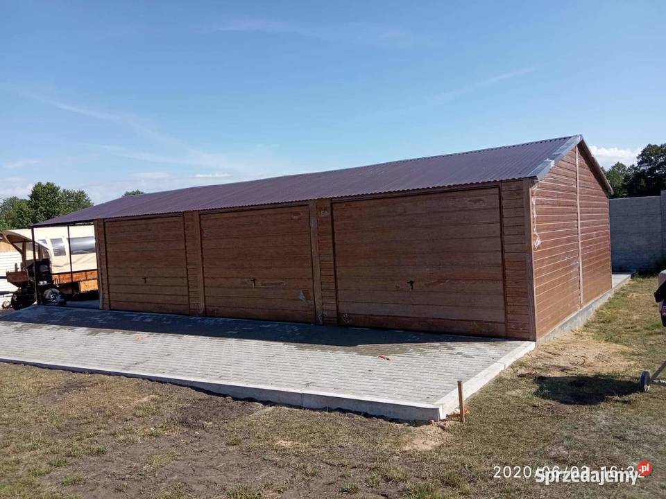 Garaż Blaszany Jednospadowy GRAFITOWYZłoty Dąb Bełchatów sprzedam