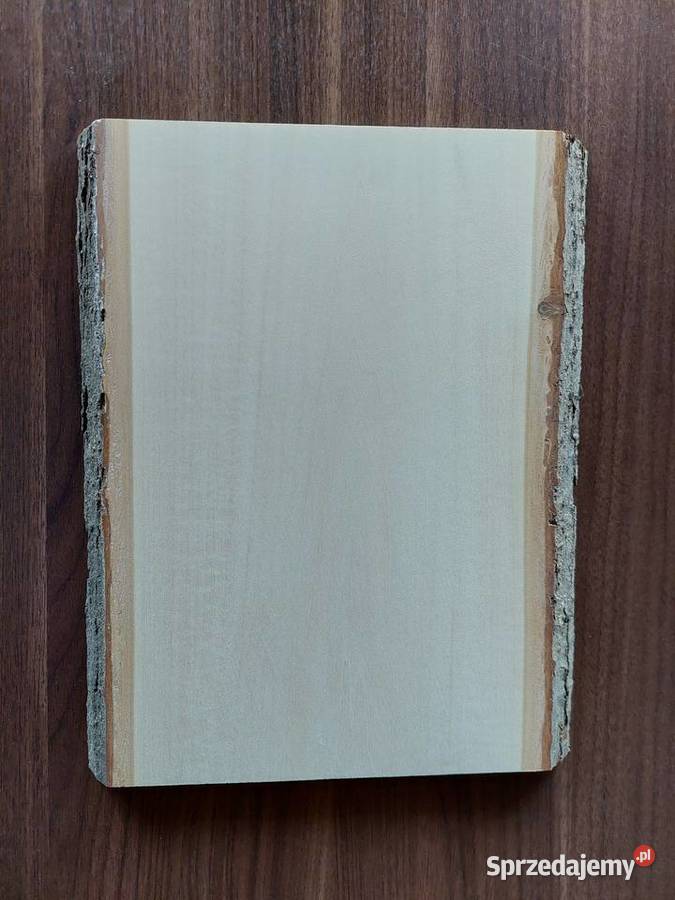 Deska lipowa z korą 30x175x25 rzeźba ikony łódzkie Łódź