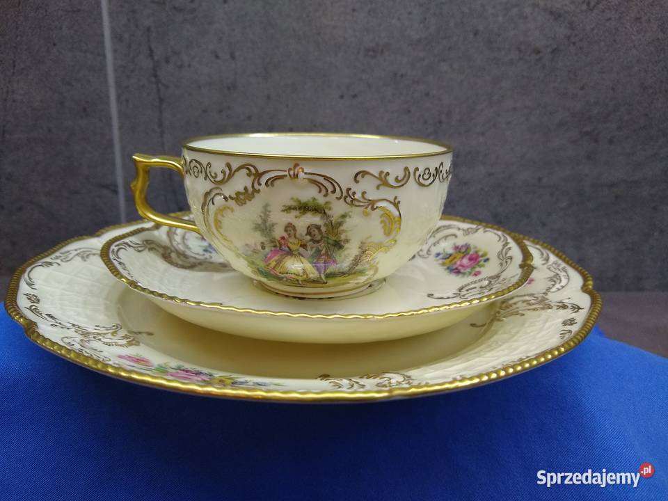 Filiżanka Rosenthal Sanssouci scenki Ivory Kalisz