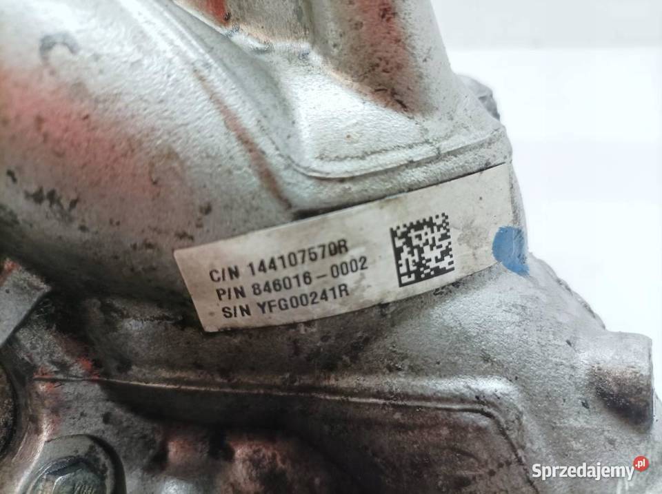 TURBOSPRĘŻARKA 144107570R 23 DCI BITURBO 163 Motoryzacja
