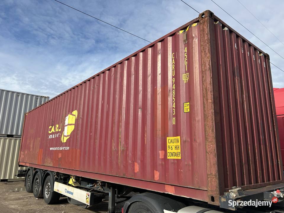 Kontener morski magazynowy budowlany 40 HC 12m Magazynowanie