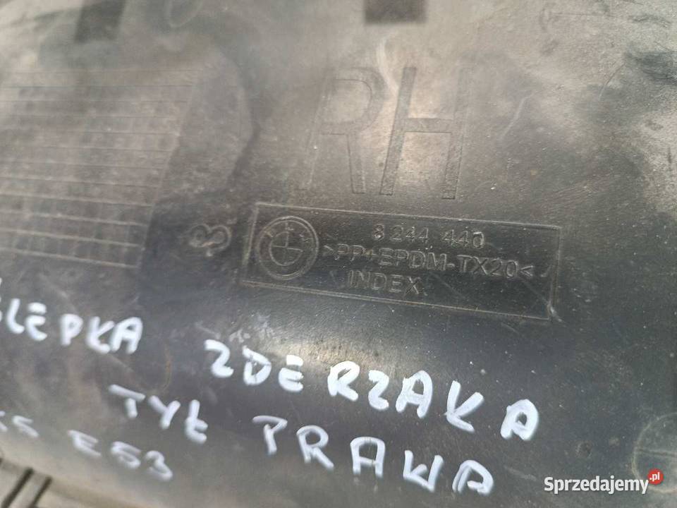 ZAŚLEPKA ZDERZAKA PRAWY TYŁ BMW X3 E53 8244446 osobowe