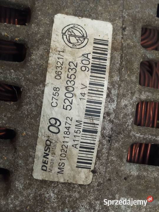 ALTERNATOR 52003532 14 16V Fiat Tipo II 2016 sprzedam