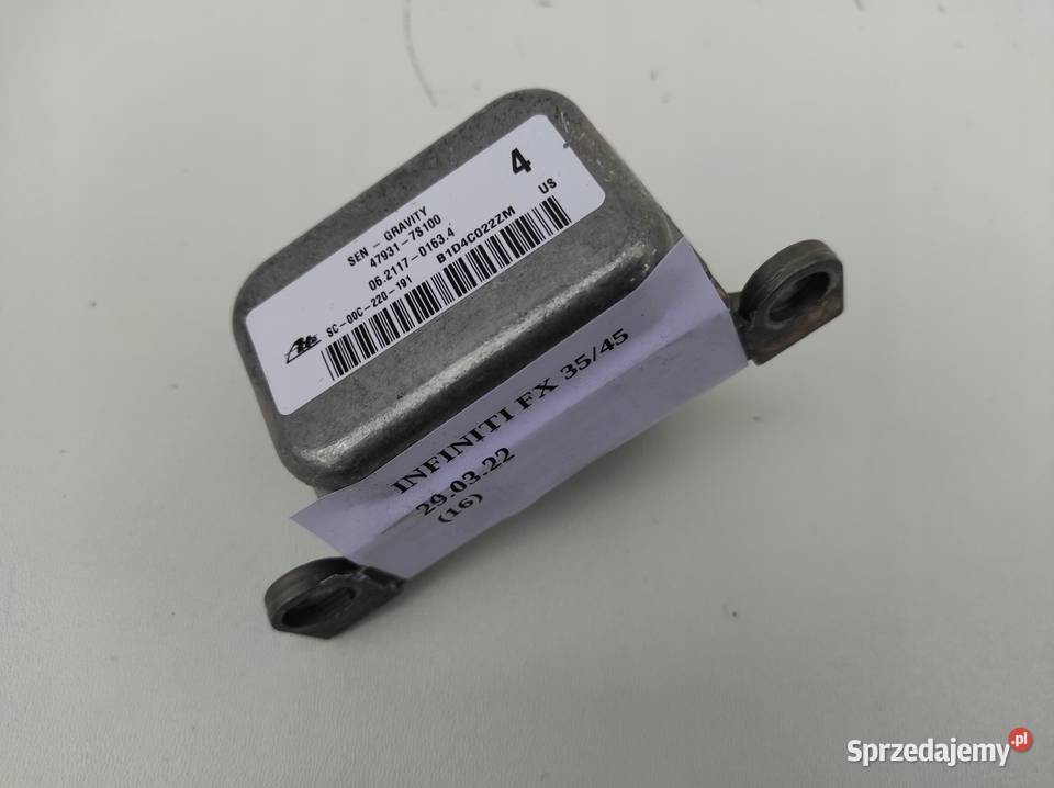 CZUJNIK GRAWITACJI INFINITI FX35 FX45 wielkopolskie Nowy Tomyśl sprzedam