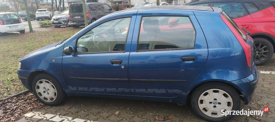 Fiat Punto 2 2002 r 12L przebieg 117 267 pierwszy właściciel Punto Poznań