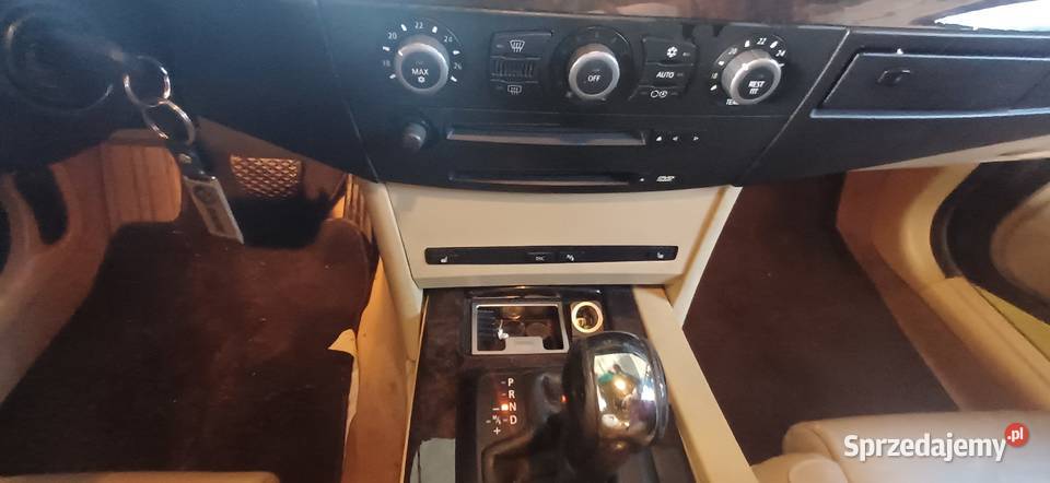BMW e61 jasna skóra sportsitze MPAKIET roleta Łódź