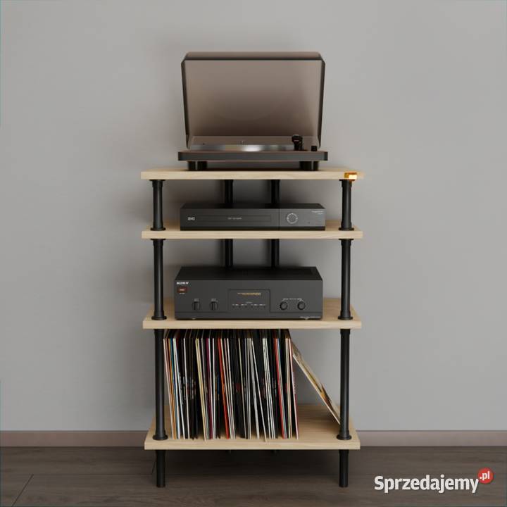 Stolik hifi szafka audio regał na płyty winylowe Supraśl