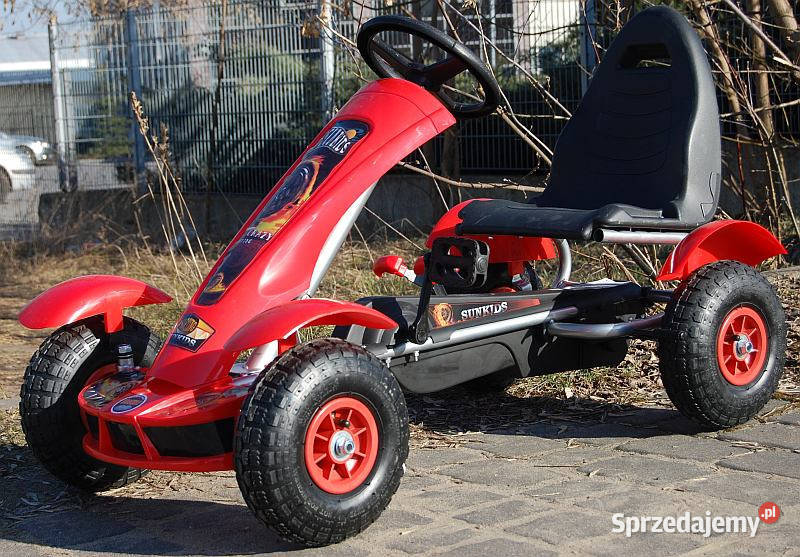 pojazd GOKART NA PEDAŁY pompowane koła auto Myszków