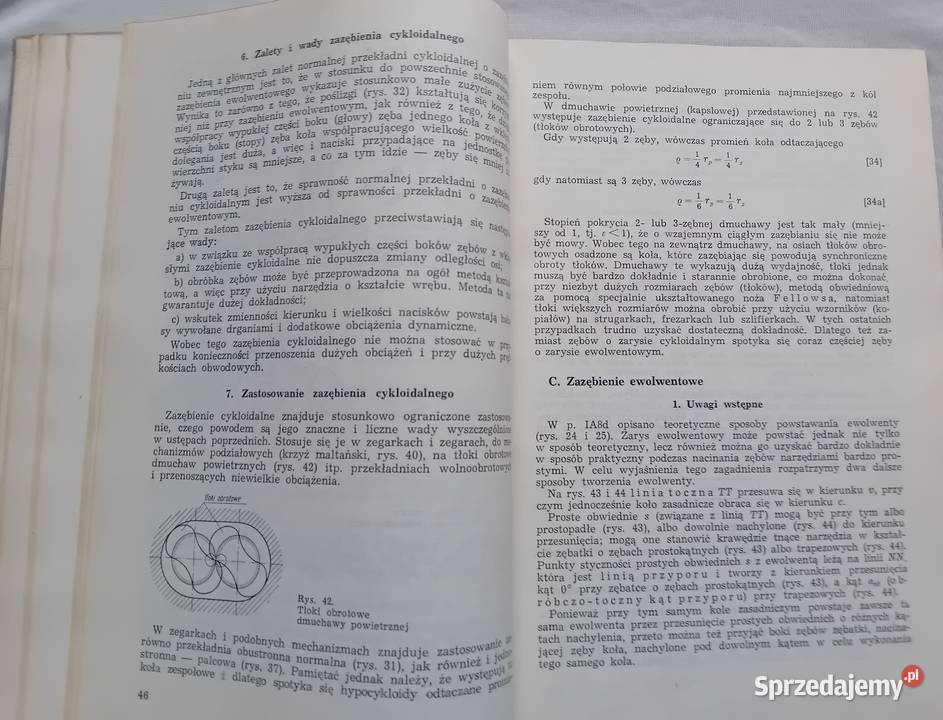 K Ochęduszko Koła zębate Tom 1 Konstrukcja PWT wielkopolskie Koźminek