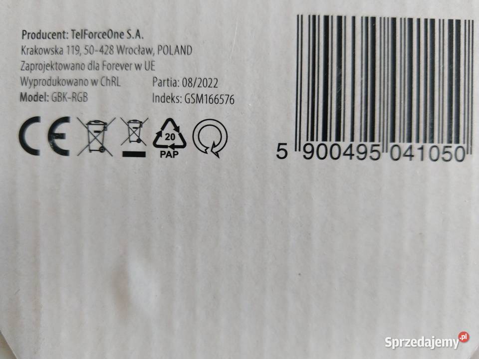 Głośnik z pilotem i mikrofonem RGB usb LED